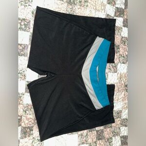 Nike FIT DRY Gray and Blue Athletic Capri Workout Running Pants Size Medium